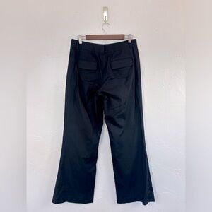 CHARLES NOLAN NEW YORK Women's Black Dress Pant Trouser Wide Flare Leg Office‎ 8